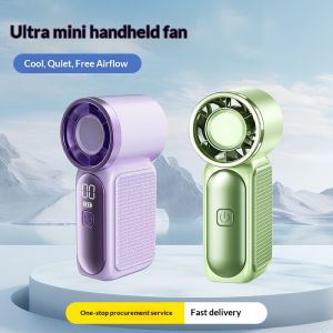 QIHUISHI Quạt cầm tay tốc độ cao di động với cài đặt sạc USB và 5 tốc độ cho sử dụng ngoài trời