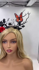 Hoa cành cây Hình Dạng bờm tóc Nhiếp Ảnh Tóc Chủ Giáng Sinh tiệc cosplay Headband Cho Thiếu Niên Phụ Nữ Cô Gái