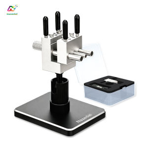 Nasedal Mini Vise for Gundam Making Max 30mm Clamp Hobby Vice for Gunpla Model Building 360° Rotating Detachable for Jewelry DIY Projects Crafts Panel Lining Painting Tool with Storage Case
