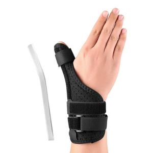 Sports Wrist Protectors With Elastic Support Bar Moisture Wicking Fabric Thumb Wrist Stabilizers For Tennis Badminton