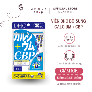Viên uống bổ sung canxi DHC Calcium + CBP 30 ngày Nhật