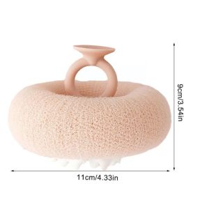 Bath Towel Scrub Bath Massage Bath Ball With Sucker Wipe Towel Rub Bath Back Mud Brush Sponge Brush Bath Bath