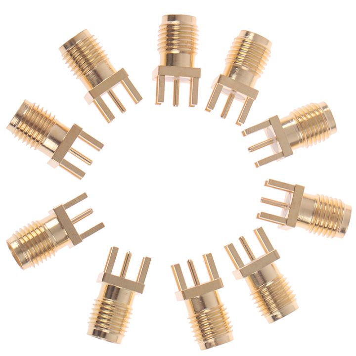 Uxcell SMA Female PCB Connector (5-Pack) - Edge Mount Solder Clip RF Connector - View #4