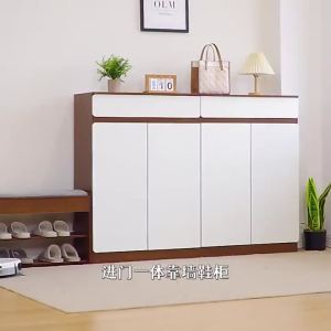 Shoe Cabinet Simple Floor Large Capacity Shoe Rack Living Room Storage Dining Cabinet Shoes Kitchen Cabinet