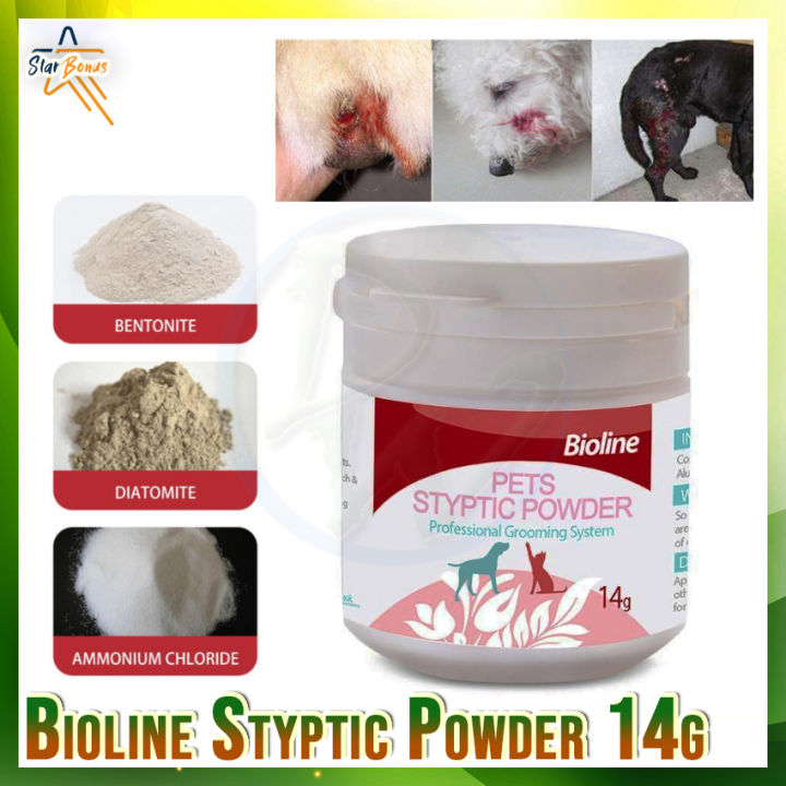 Bioline Styptic Powder To Stop the Bleeding of Wound for Dogs