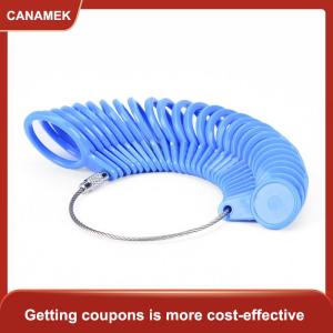 【CANAMEK 】 Measure Finger Sizer Ring Gauge All UK Sizes A-Z US Sizes 0-13 Plastic Stamped