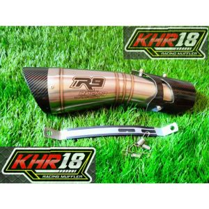 Knalpot Racing R9 h2 tameng untuk Nmax pcx AEROX X-Max ADV Vario Beat Mio j Xeon genio