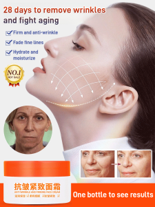 Antiwrinkle rejuvenation cream for nasolabial folds