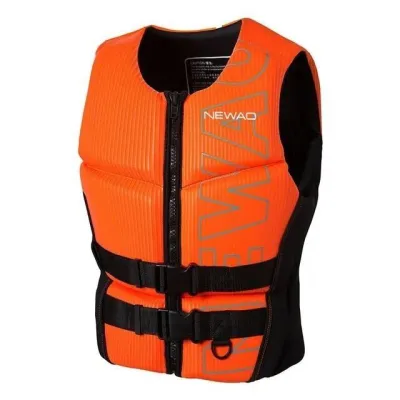 Newao Life Jacket for Surfing Kayaking Wakeboarding Motor Boats Rescue Boats Jetskis Water Sports Swimming and Floating Rescue.
