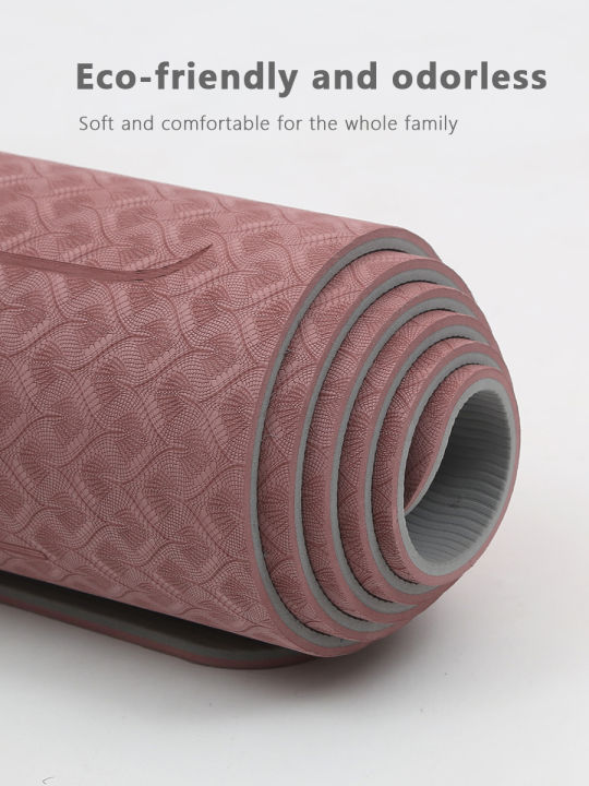 8MM Soundproof Yoga Mat Widened and Thickened TPE Nonslip Fitness Mat