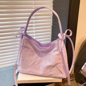 Versatile Nylon Tote Bag for Women | Lightweight Shoulder Bag for School Shopping & Travel