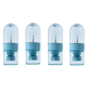 NOBLE YOU 4pcs/set Empty Travel Refillable Bottle Set Portable 30-100ml Cosmetic Container Plastic Spray Fine Mist Spray Bottle Travel