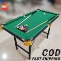 【Fast delivery】COD Billiard Table Set 120*77.5*61CM Mini billiard Table for Kids wooden with tall feet pool table set taco billiards Children's Pool table home 69 snooker mini pool table. 