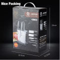 high quality Authentic Japan Knife Set 7pcs in 1set Stainless Steel precision knife,Professional Chef Knives,Suitable for Kitchen,Gift Knive. 