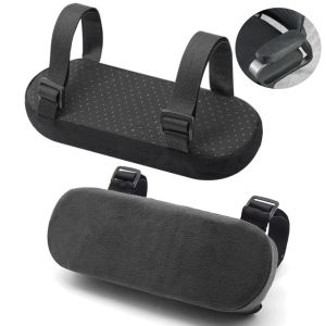 2Pcs Office Chair Armrest Pads Non Slip Design Ventilated Surface Long Lasting Use