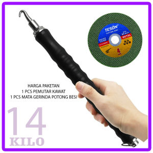 Mata Gerinda Cutting Wheel 4 inch Pisau Potong Besi + Alat Pengikat Pemutar Kawat Bendrat