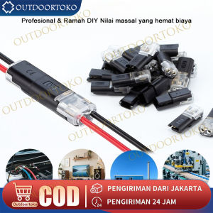 50pcs Kabel Konektor Soket Terminal Quick Connector Terminal Kabel Konektor Klip Quick Connect Cable Waterproof QUIE/Terminal Kabel Konektor Klip Quick Connect Cable Waterproof Quie Untuk Kabel Kawat