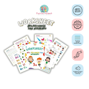 Worksheet (Tema Aku Keluarga & Negaraku) - Usia 3+