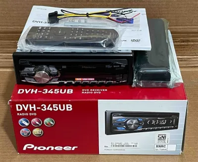 Pioneer DVH-345UB Single Din DVD Player USB AUX Dolby Digital