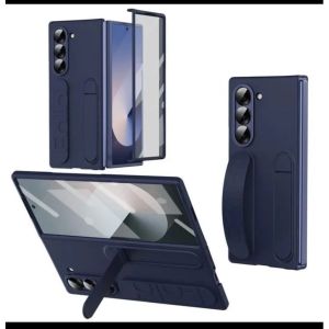 Stand Wrist Strip Samsung Galaxy Z Fold 4 5G Handstrap Case Front  Back