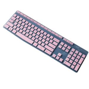 Dustproof Waterproof Transparent Silicone Keyboard Cover Skin Protectors for MK345 K345 Wireless Keyboard Accessories