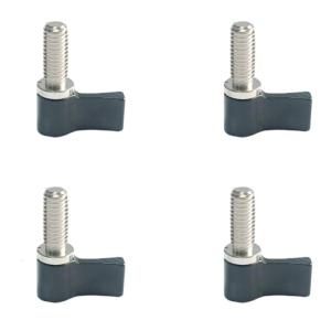 4Pcs L Shaped Adjusting Screw Quick Release Design for Outdoor Mounting