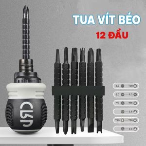Tua Vít Trợ Lực Đảo Chiều Có Nam Châm Chất Liệu Thép Nhỏ Gọn Linh Hoạt