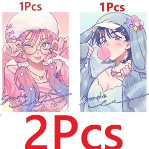 2Pcs/Set Alien Stage Anime Photo Card Mizi Sua Small Card 3inch Bookmark Collection Friends Exquisite Gift Waterproof Children Supplies