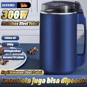 Mesin bubuk/tepung Penggiling kopi Penggiling bumbu Electric Coffee Grinder Grinder Kopi Listrik Giling Kopi Elektrik Mesin Penghancur Kopi Pisau stainless steel yang baru ditingkatkan 4 bilah aduk menjadi bubuk mudah 300W