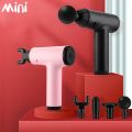 Súng massage cầm tay mini, máy mát-xa di động, giảm đau hiệu quả, Súng massage giup giảm đau cổ, vai gáy, toàn thân Máy massage cầm tay 4 đầu 6 chế độ - súng massage trị nhức mỏi vai gáy, đau giãn cơ - Máy đấm lưng đa năng Massage Machine Portable 4 Head. 