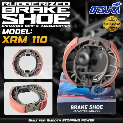 OTAKA BRAKE SHOE RUBBERIZED for Motorcycle MIO/HD3/BEAT/GD110/CT100/RS100/TMX155/XRM110/BARAKO175