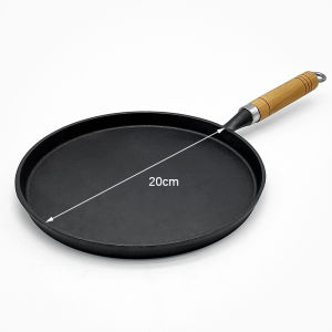 Cast Iron Frying Pan Egg Steak Pancake Pan Uncoated Thickened Non-stick Pan Cooking Pan Kitchen Cookware