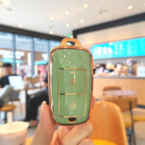 เคสกุญแจรถยนต์ Vinfast VF3 รีโมทควบคุมกุญแจรถยนต์ 2 ปุ่ม สำหรับ Vinfast
