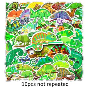 50pcs Waterproof Sticker Decorative Laptop Cell Phone Luggage Cartoon Animal Chameleon Sticker