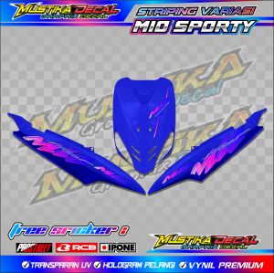 STRIPING VARIASI YAMAHA MIO SPORTY / STIKER LIST VARIASI MOTOR YAMAHA MIO SPORTY