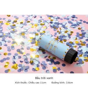 Ống phụt giấy kim tuyến mini dành cho tiệc tùng sinh nhật đám cưới -AENEA