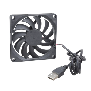 Long Lifespan 80MM Hydraulic Bearing Fan For Networking Storage Devices 1900RPM Speed 93cm Wire Computer Component