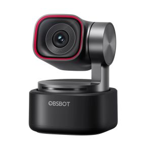 OBSBOT Tiny 3 AI-Powered Spatial Audio 4K PTZ Webcam