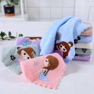 ESA Handuk Muka Motif Uk Sapu Tangan Bulu Halus Cepat Kering Quick Drying Face Towel Mini Microfiber