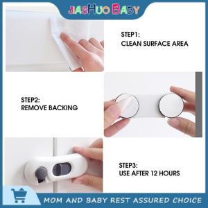 JiaShuo Baby Toy 1Pc Home Refrigerator Lock Fridge Freezer Door Catch Lock Toddler Kids Child Cabinet Safety Lock For Baby Safety Child Lock