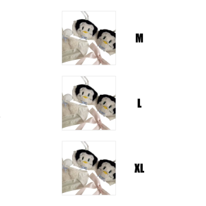 Japanese Cartoon Penguins Pattern Plush Bra and Panty Set Cartoon Women Teens Brassiere Lingerie Furry Underwear Set