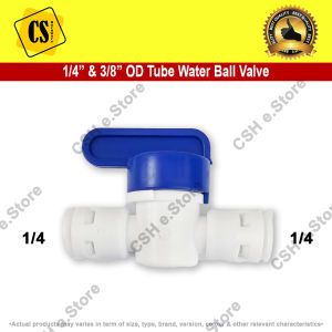 Water Tube Ball Valve Quick Connect Fitting for Water Filter Connector Water Purifer Accessories Water Dispenser 1/4" 3/8"