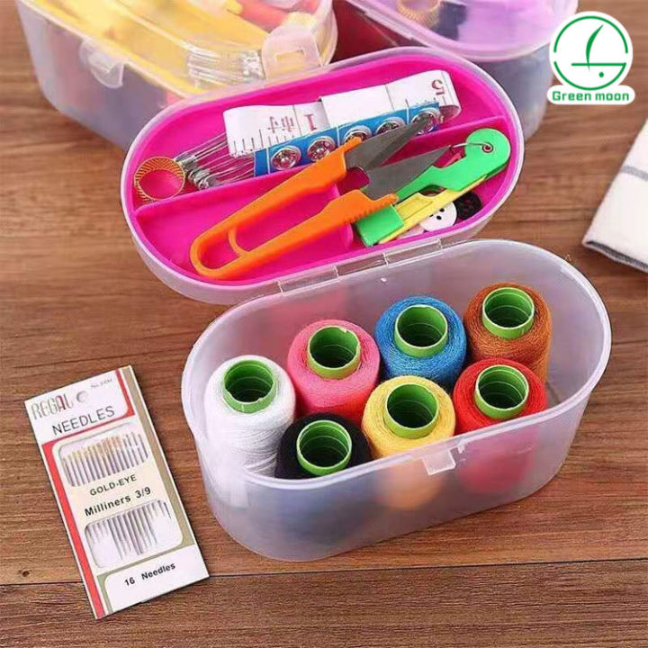 Green Moon 10 in1 Sewing Kit Box Set Small Household Sewing Tools ...