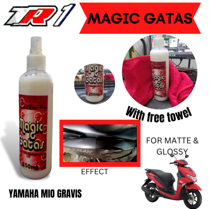 TR1 MAGIC GATAS FOR YAMAHA MIO GRAVIS | FOR MATTE AND GLOSSY MOTORS ...