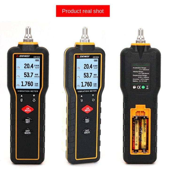 SW65A Digital Vibration Meter High Vibration Detector Vibration Meter ...