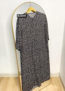 Daster Gamis Rayon LD 112 | Daster Rayon Motif Kekinian Tangan 3/4 Rayon Premium