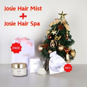 【Xmas Gift】Josie Hair Mist 2.0 升级版Chanel N5头发钻石香水护发喷雾Josie 温泉发膜 Josie Hair Spa 250ml Gift Set