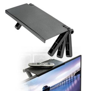 Adjustable TV Screen Top Storage Shelf Rack Multifunctional Storage Rack Computer Display Shelf Set Top Box Screen Storage Bracket