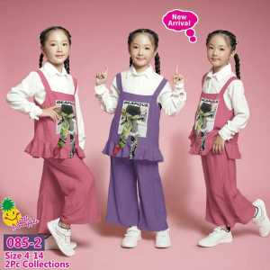 Little pineapple setelan tunik rayon Ghaliya anak 4-9Y