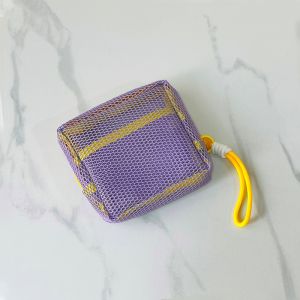 Yoibeauty - Travel Pouch Kosmetik Mesh Transparan Tas Make Up Travel Bahan Jaring Serbaguna Dompet Koin Tempat Kabel Charger